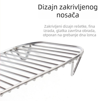 304 nehrđajući čelik, mreža za zrak-fritaju, okrugli i kvadratni oblik, mreža za roštilj, sušiva mreža, dodatak za fritaju
