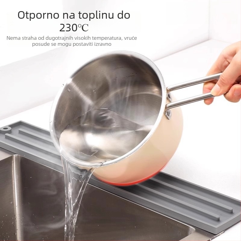 Silikonska protuklizna podloga za poklop lonca na radnoj površini — termički otporna, višestruka izolacijska podloga