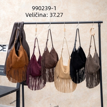 Torba s nišnim dizajnom: ljeto 2025, ženska retro torba s resicama, crossbody tote od prave kože