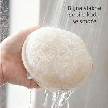 Dvostruka kupaonska lopta s loofom za nježno exfoliranje i masažu
