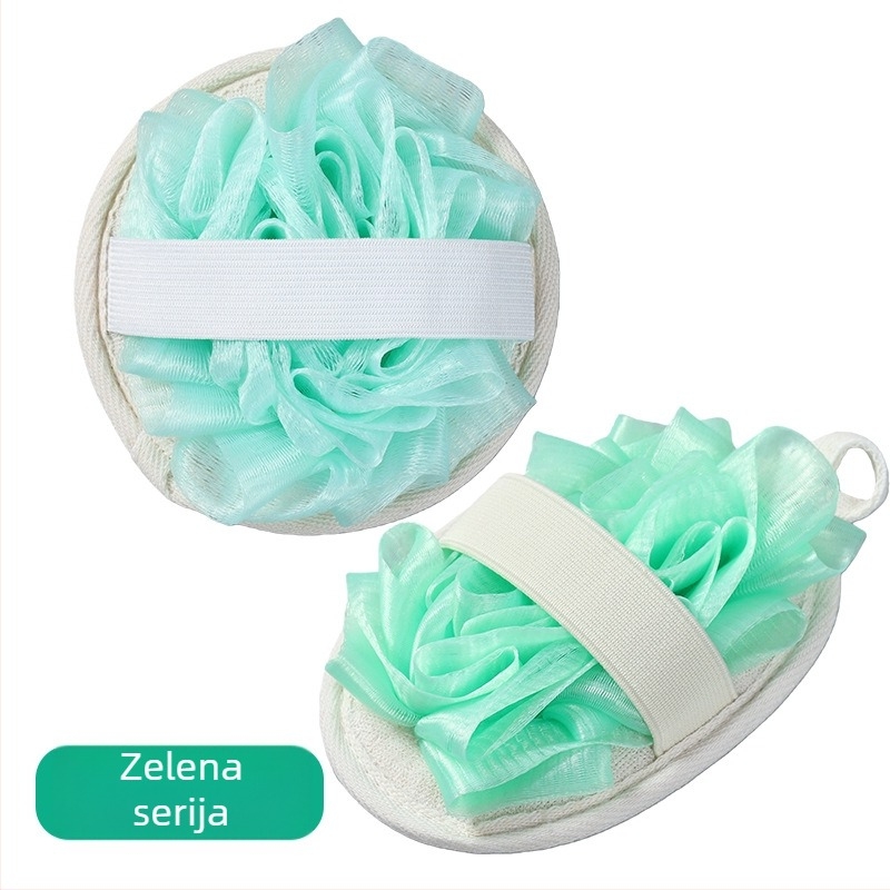 Dvostruka kupaonska lopta s loofom za nježno exfoliranje i masažu