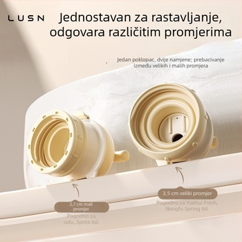 Adapter poklopca slamke za djecu za boce mineralne vode, sprječava gušenje, prenosni poklopac za piće