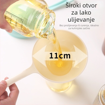 Kuhinjski lijevak s ručkom, otporan plastični lijevak za ulje i vino, velikog promjera, alat za doziranje tekućina
