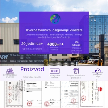 PLA za hranu, biološki razgradiva, jednokratna miješalna štapić i tanka slamčica s tri otvora za tople napitke (čaj s mlijekom, kava), mala veličina