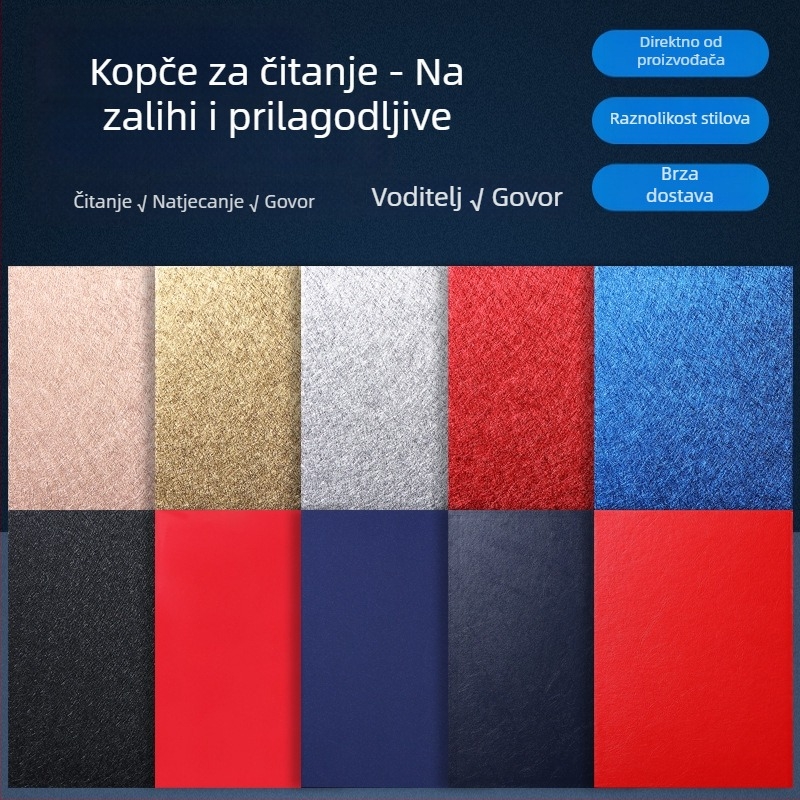 Kućište za knjigu za čitanje A3/A4 s klipom za govor