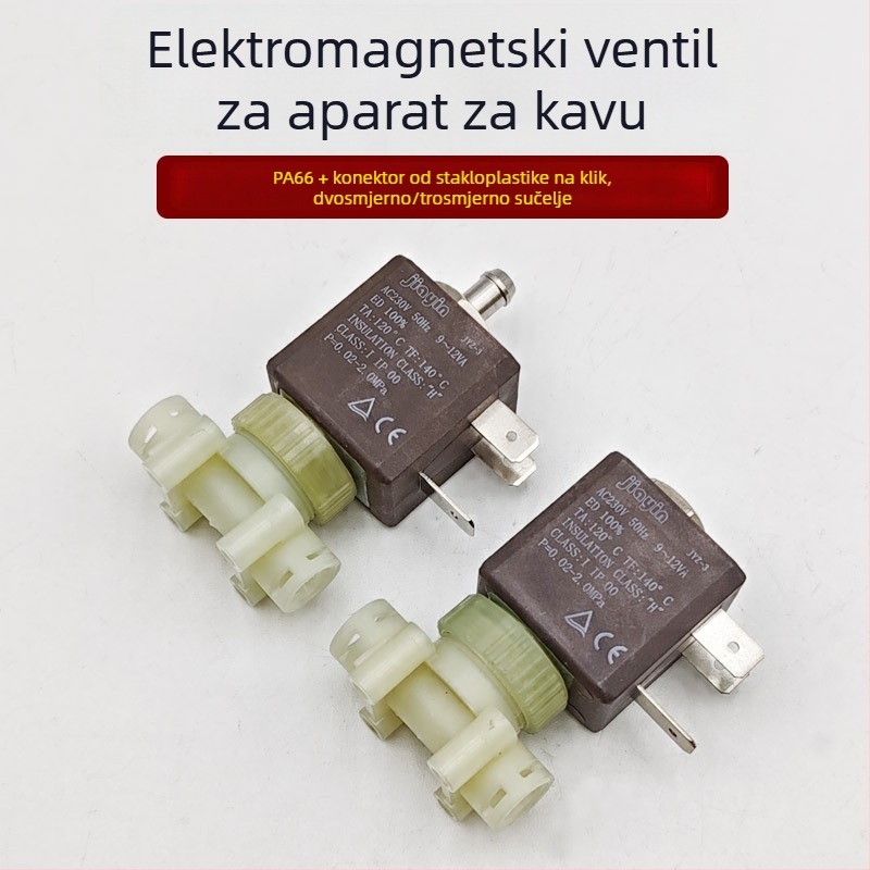 Aksesoar za espresso aparat: 230V elektromagnetski ventil za upravljanje visokom temperaturom pare