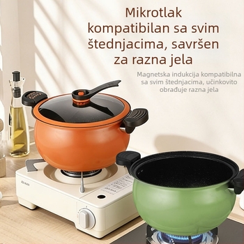 Neprijanjajući mikrotlak lonac i veliki lonac za juhe, kućna upotreba, višenamjenski lonac za kuhanje tikvi