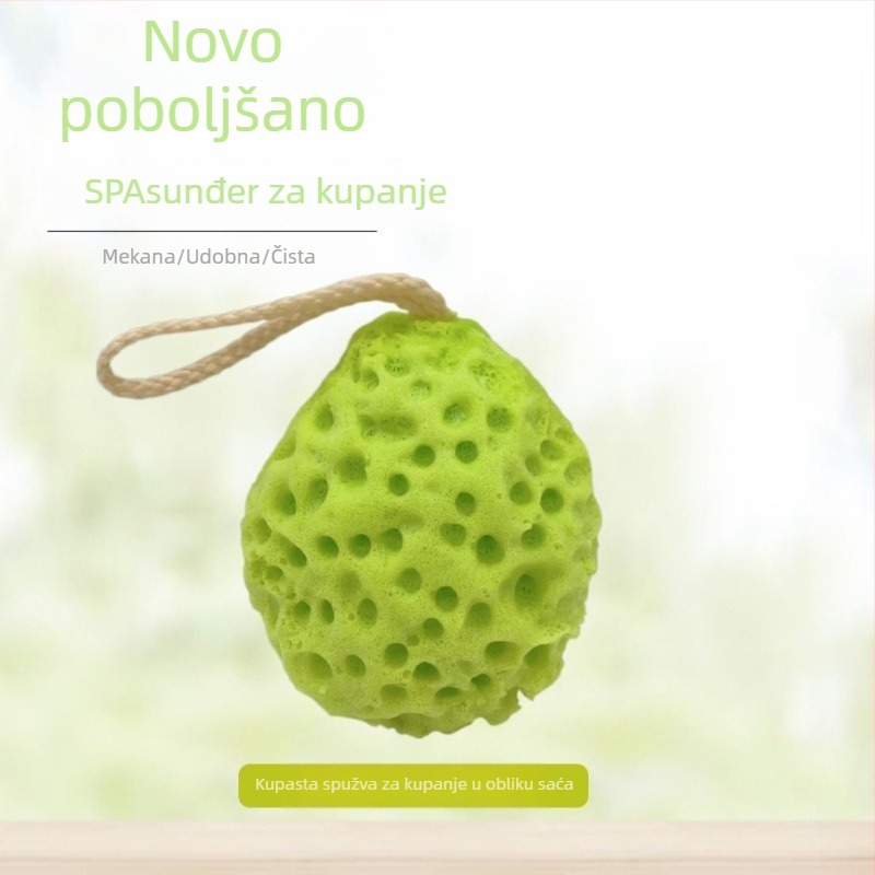 Kupaća spužva s uzorkom pčelinjeg saća, ne raspada se, izuzetno mekana spužva, slatka cvjetna spužva za djecu
