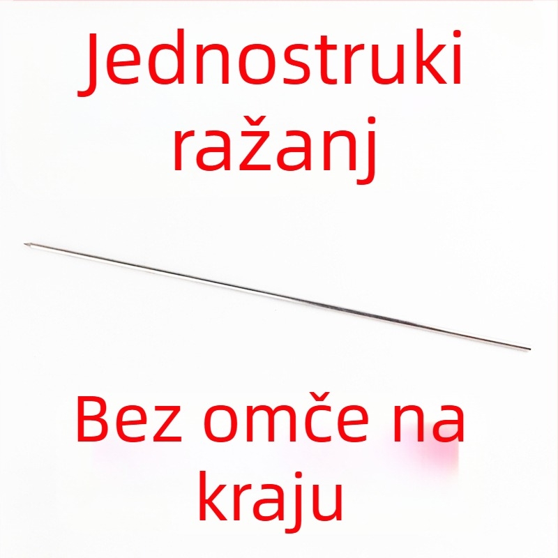 Nehrđajući čelik 4 mm debeli roštiljski ražnjići za svinjetinu, janjetinu i patku