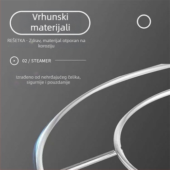 Nerđajući čelik vertikalni kružni roštilj za kućnu upotrebu, 24 ražnjića po seriji, za vanjsko roštiljanje