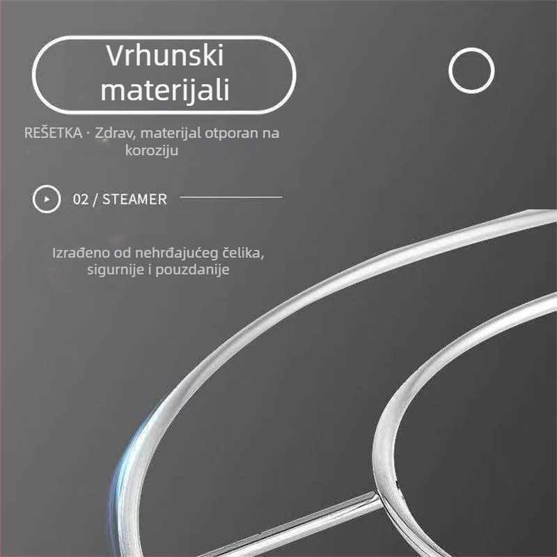 Nerđajući čelik vertikalni kružni roštilj za kućnu upotrebu, 24 ražnjića po seriji, za vanjsko roštiljanje