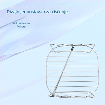 Nehrđajući čelična rešetka za zrakasti roštilj s dvostrukim slojem za paru i pečenje, hladilna mreža i ražnjići
