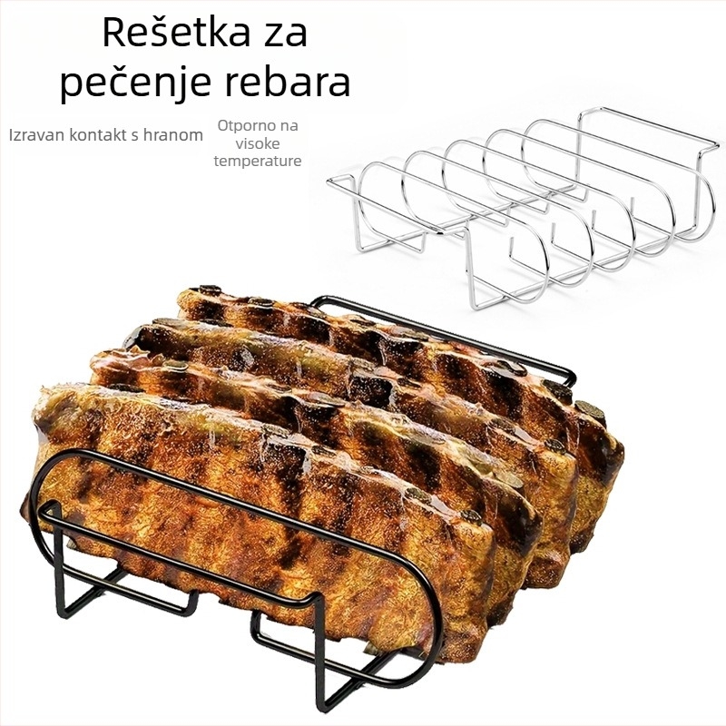BBQ rešetka za roštilj za steak, rebra, piletinu i janjetinu