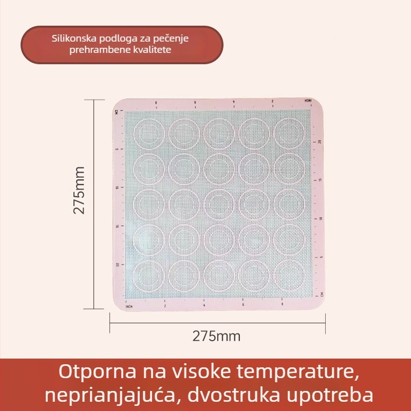 11-inčni kvadratni neprijanjajući kalup za pečenje – kalup za nugat, kolačiće s pahuljama snijega i torte