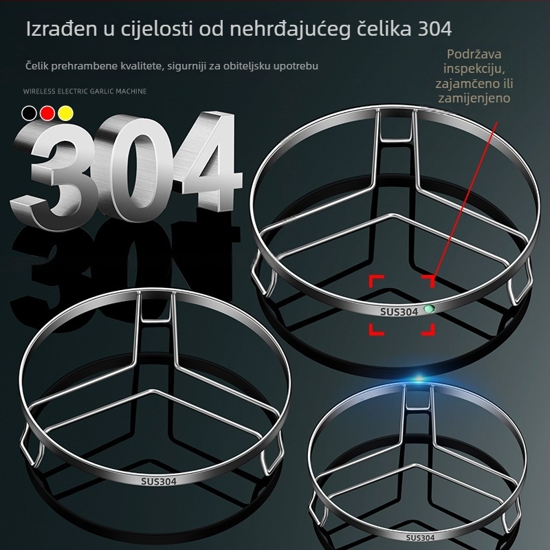 Univerzalni stalak za paru od 304 nerđajućeg čelika za kućnu upotrebu, držač za paru, stalak za povrće na pari, mrežasta ploča za paru