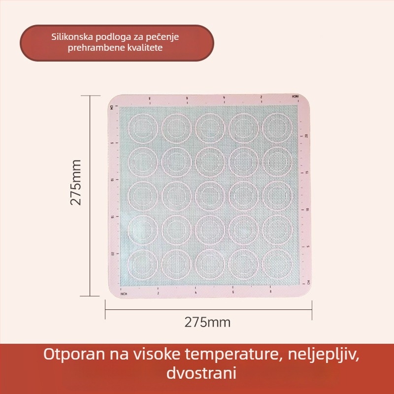 Kvadratni pleh za pečenje 28x28 cm, neprianjajući, za pećnicu, kućna pečenja