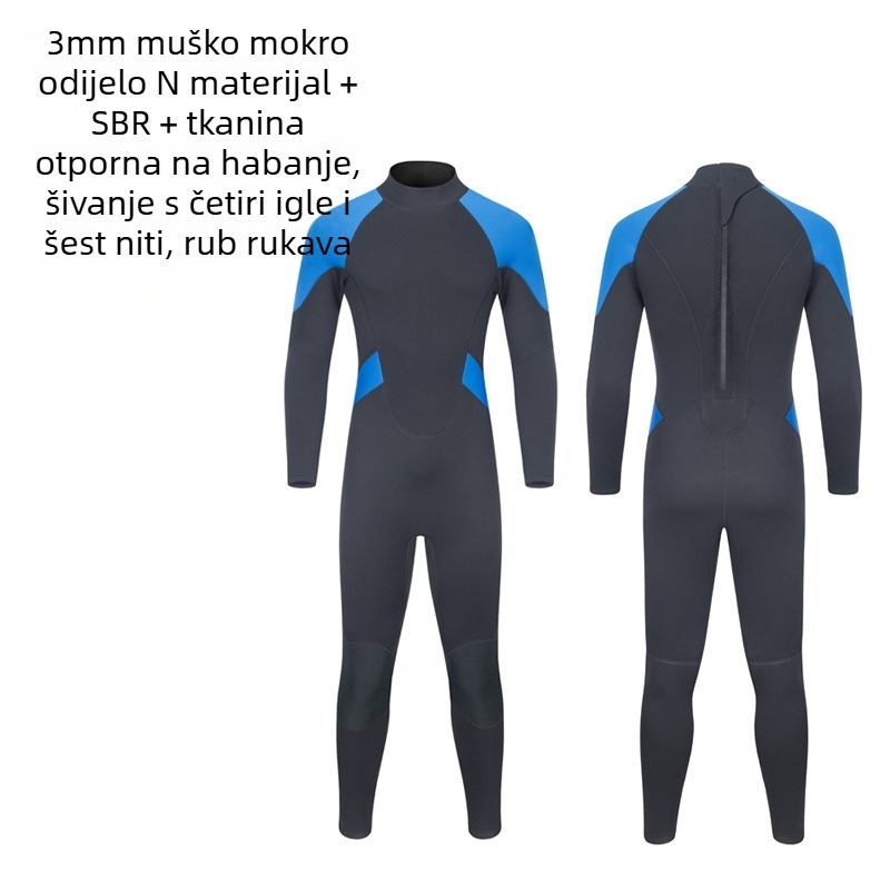 3 mm jednodelni neopren za ronjenje