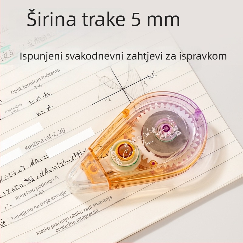 Deli traka za korekciju velikog kapaciteta, Macaron gradijentne boje, tiha, za učenike