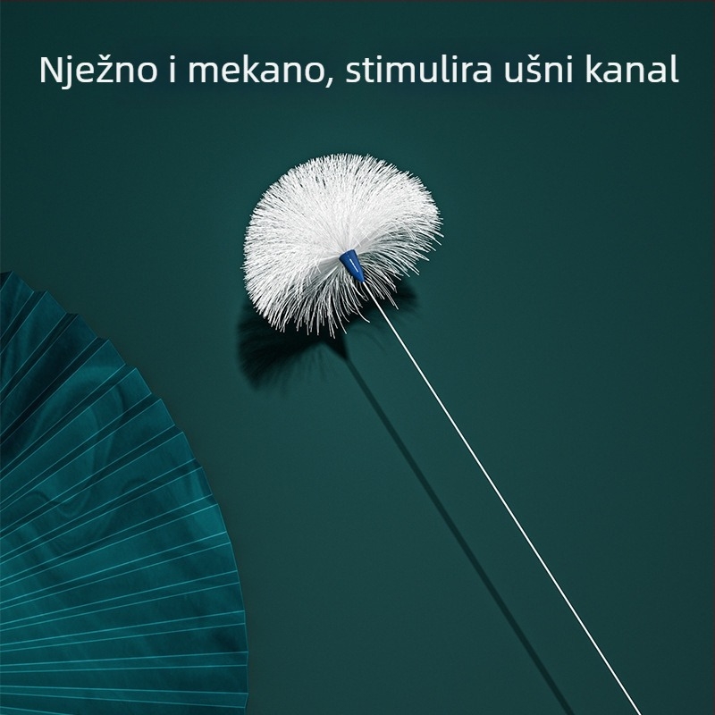 Profesionalni set ušnih žlica – komplet za čišćenje i masažu ušnog kanala, bambus, svijetlozelena