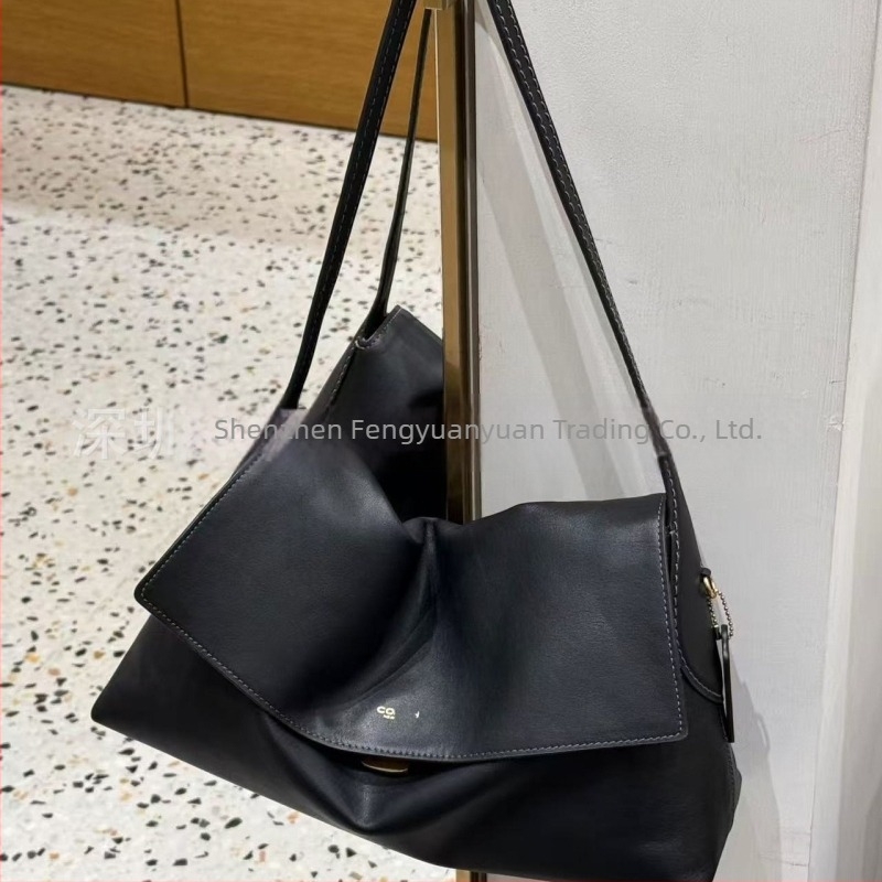 Koujia 2025 jesen-zima novi Chelsea torba za rame, 30 cm, koža, lanac crossbody, velika veličina