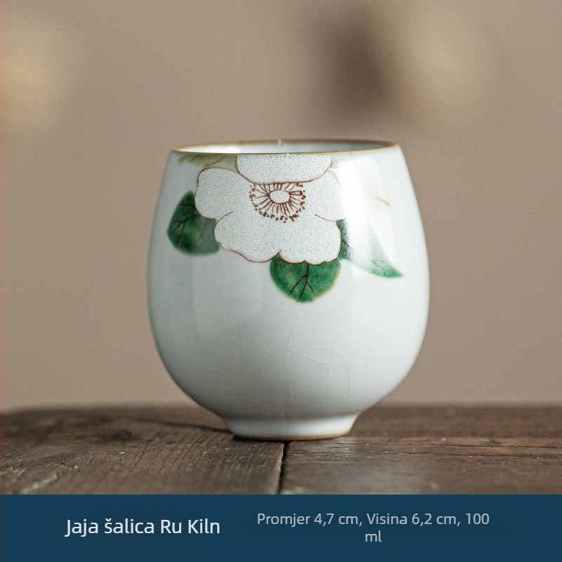 Majstorska Ru Kiln šalice – keramička mala čajna šalice za degustaciju, Jian Zhan stil, pojedinačna čajna zdjela