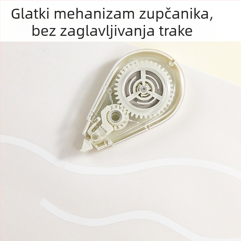 Deli tiha ispravljaća traka velike kapacitete, elegantan dizajn, 12/20/40 m, školski pribor za osnovnu školu, autentičan proizvod