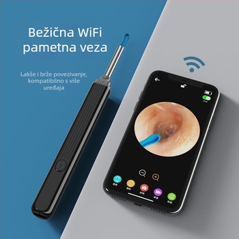 NE3Pro Bežični pametni alat za čišćenje uha sa endoskopom i vizualnom žlicom za uho