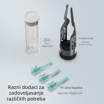 NK3A-JZ vizualna žličica za uši za djecu s bežičnim HD endoskopom