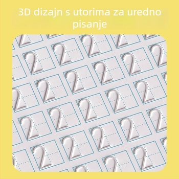 Dječja bilježnica za vježbanje pisanja: crtanje i ocrtavanje, urezana slova za predškolsku pripremu, zabavno učenje engleskog