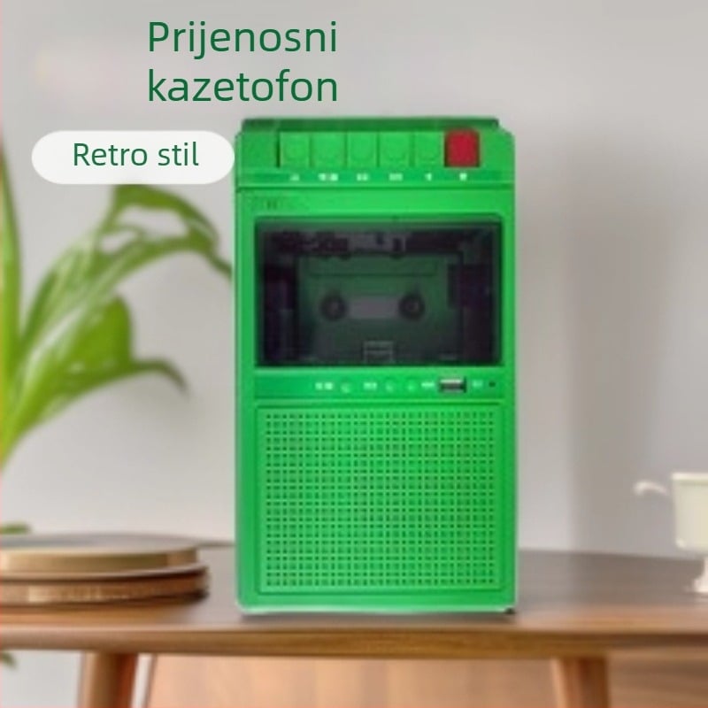 Prijenosni retro kazetni rekorder i player s USB reprodukcijom – sve-u-jednom