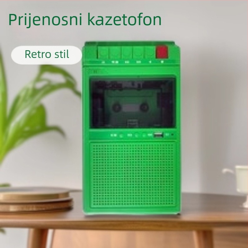 Prijenosni retro kazetni rekorder i player s USB reprodukcijom – sve-u-jednom