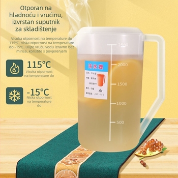 Plastični čajnik za hladnu vodu za pripremu čaja, pogodan za kućnu i komercijalnu upotrebu, čajnik za restorane, otporan na velike temperature