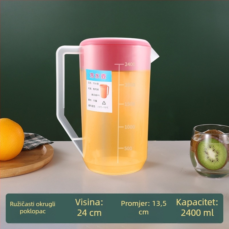 Plastični čajnik za hladnu vodu za pripremu čaja, pogodan za kućnu i komercijalnu upotrebu, čajnik za restorane, otporan na velike temperature