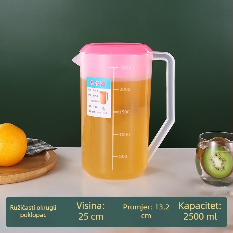 Plastični čajnik za hladnu vodu za pripremu čaja, pogodan za kućnu i komercijalnu upotrebu, čajnik za restorane, otporan na velike temperature