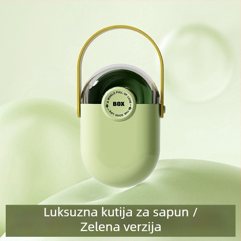 Premium putna kutija za sapun s poklopcem, čvrsta i prijenosna s odvodnim otvorima – mini kutija za pohranu sapuna