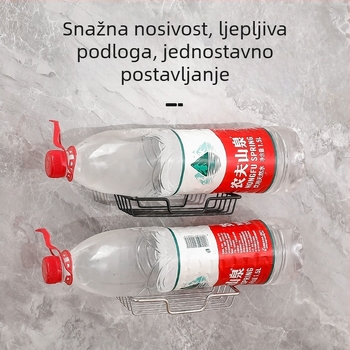 Bez bušenja: ojačani staj sapuna od nehrđajućeg čelika s ljepilom za ugradnju u kupaonicu – bez tragova, debeli dizajn