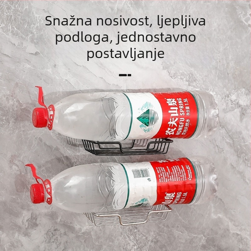 Bez bušenja: ojačani staj sapuna od nehrđajućeg čelika s ljepilom za ugradnju u kupaonicu – bez tragova, debeli dizajn