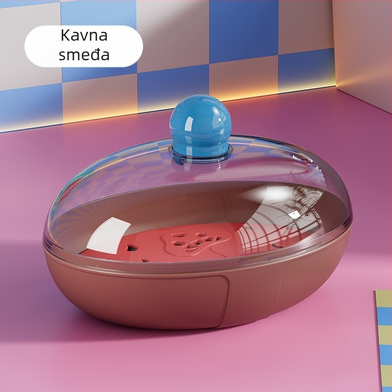 Lagana luksuzna kutija za sapun za kućnu kupaonicu, dvostruki odvodni držač sapuna, veliki stalak za sapune za pranje