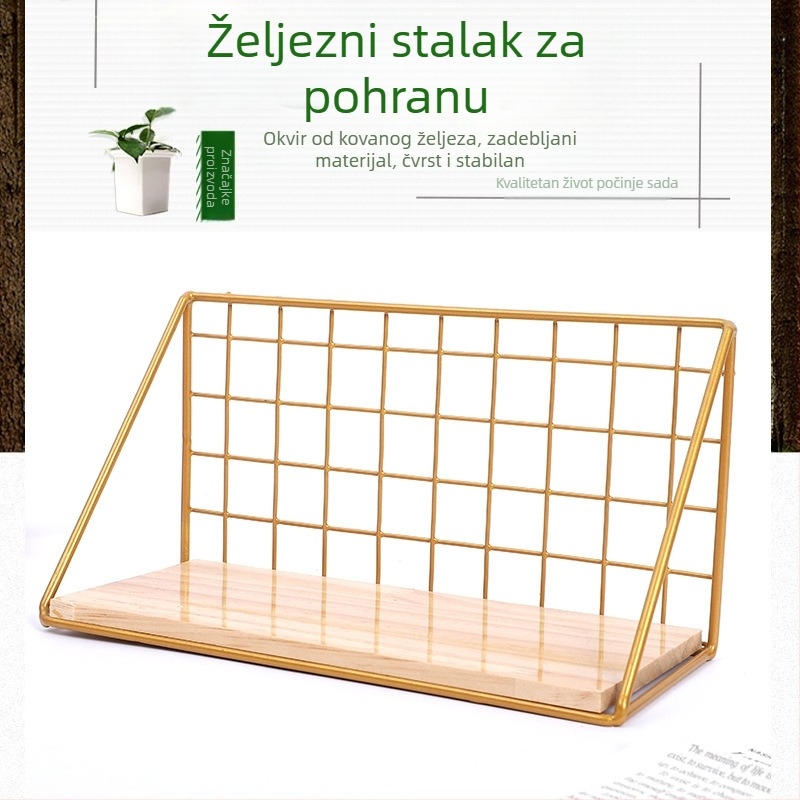 Zidni regal za kupaonicu uz umivaonik