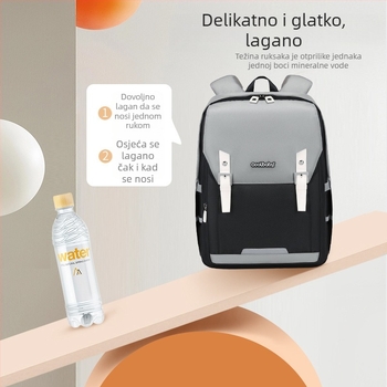 Ultra lagani školski ruksak s zaštitom kralježnice i motivom oblaka, unisex, za učenike srednje škole, moderan stil, Oxford tkanina