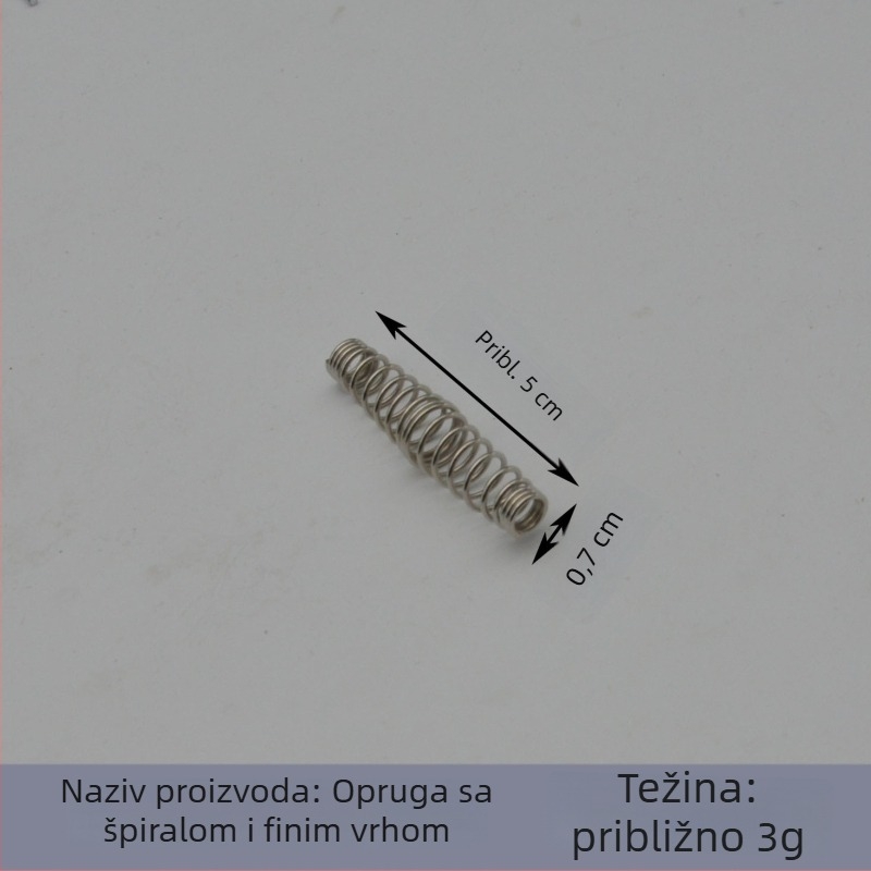 Željezne opruge za škarice za rezanje grančica, V‑oblike opruge (lijeva i desna), pribor za opruge