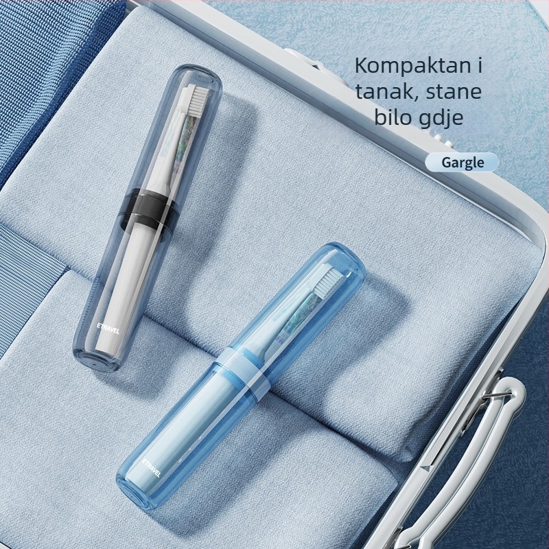 Prijenosni set električne četkice za zube s kutijom za pohranu, čašom za ispiranje usta i čašom za ispiranje