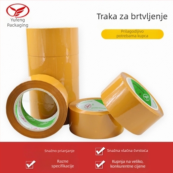 BOPP traka za pakiranje, prozirna, visoka adhezija i snažna rastezljivost