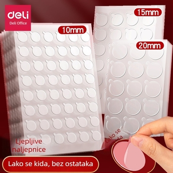 Prozirna dvostruka ljepilna traka od akrilata s visokim stupnjem adhezije za učvršćivanje na zid, nano-točkaste ljepilice za ukrase (model JL705 JL704 JL703 JL702)