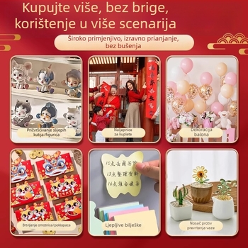 Prozirna dvostruka ljepilna traka od akrilata s visokim stupnjem adhezije za učvršćivanje na zid, nano-točkaste ljepilice za ukrase (model JL705 JL704 JL703 JL702)