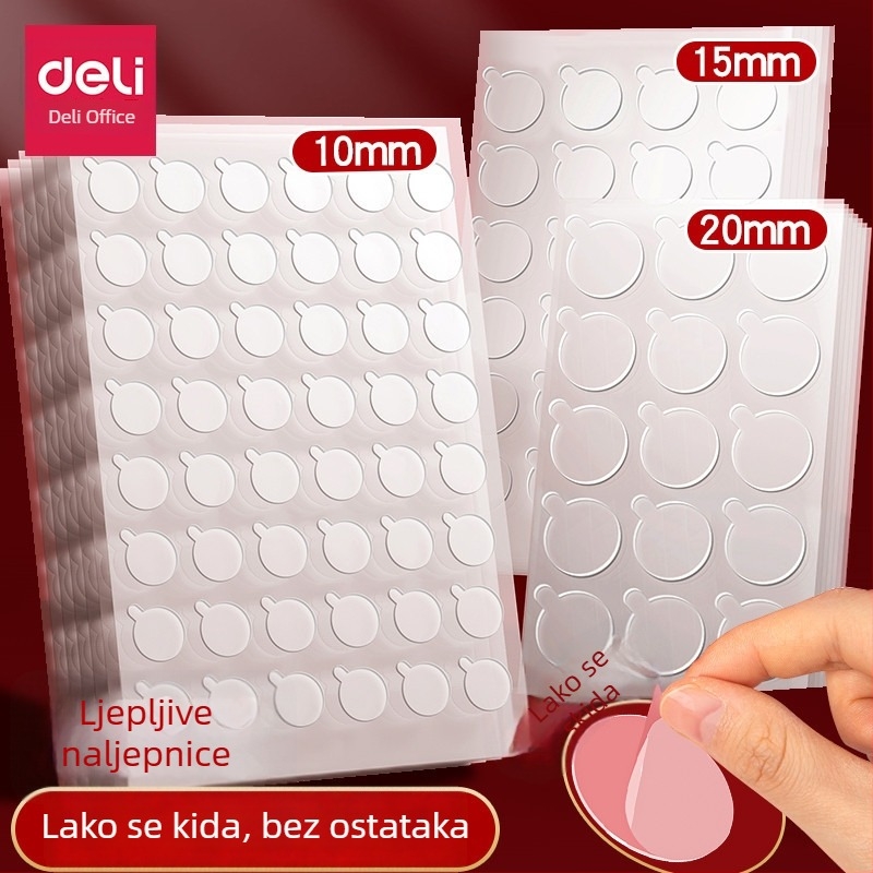Prozirna dvostruka ljepilna traka od akrilata s visokim stupnjem adhezije za učvršćivanje na zid, nano-točkaste ljepilice za ukrase (model JL705 JL704 JL703 JL702)