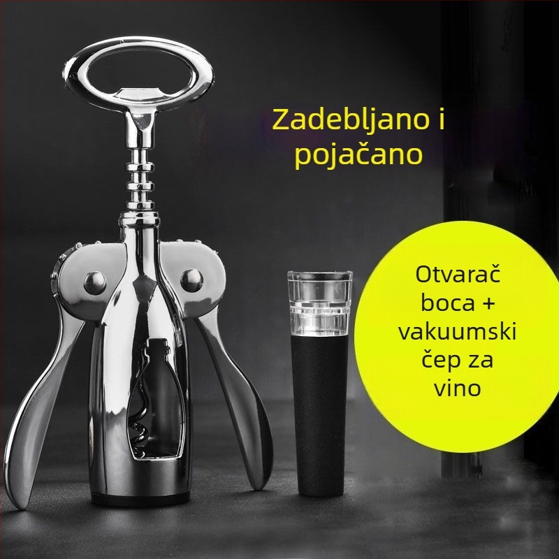 Set otvarača za vino i pivo od nehrđajućeg čelika za kućnu upotrebu – višenamjenski otvarač boca