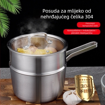 304 nehrđajući čelik – posuda za dječju prehranu, višenamjenska integrirana posuda za mlijeko, rezance i mini parni lonac