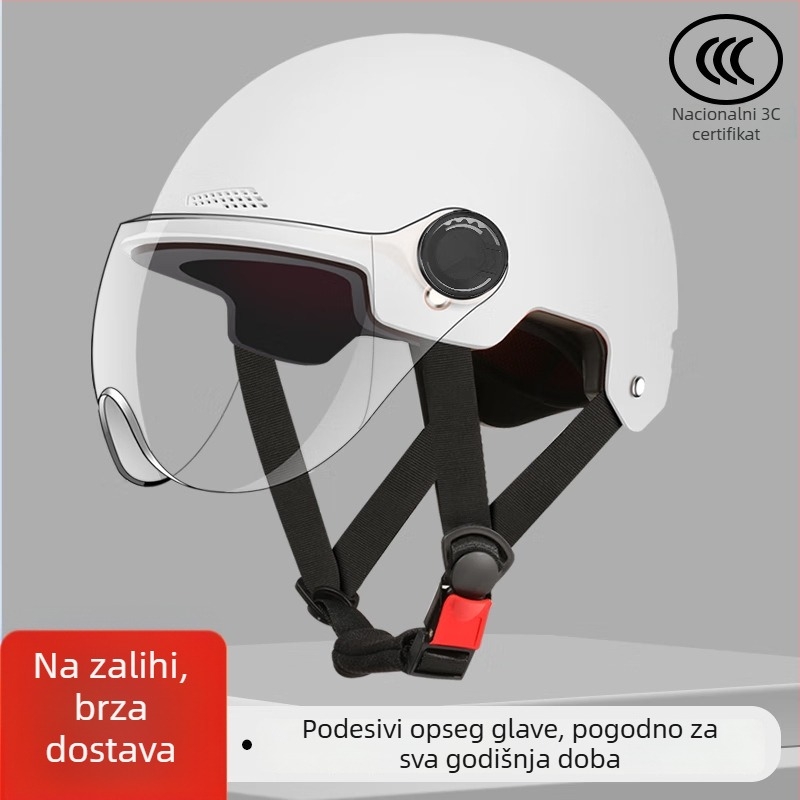 Kaciga za električna vozila, novi nacionalni standard, univerzalna za muškarce i žene, zaštitne sunčane leće, za sve sezone