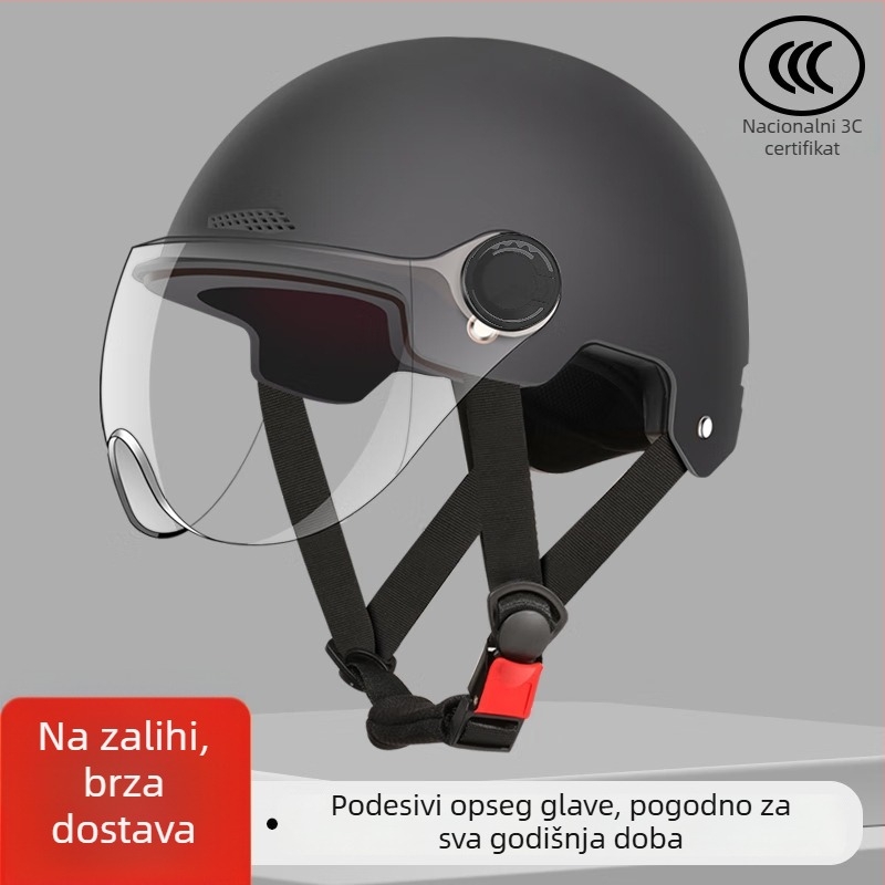 Kaciga za električna vozila, novi nacionalni standard, univerzalna za muškarce i žene, zaštitne sunčane leće, za sve sezone